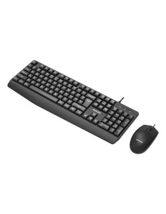 Philips 2000 series SPT6237B 85 teclado Ratón incluido Universal USB QWERTY Negro 2