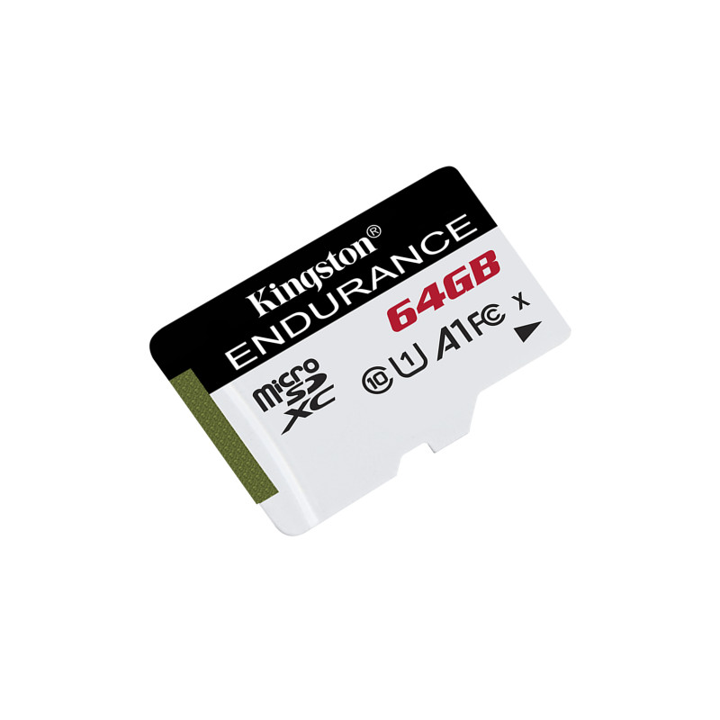 Kingston Technology SDCE/64GB High Endurance, 64 GB, MicroSD, Clase 10, UHS-I, 95 MB/s, 30 MB/s