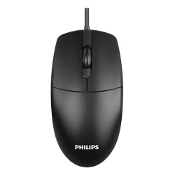Philips SPK7247B/00 2000 series SPK7247B/00, Ambidextro, Óptico, USB tipo A, 1200 DPI, Negro
