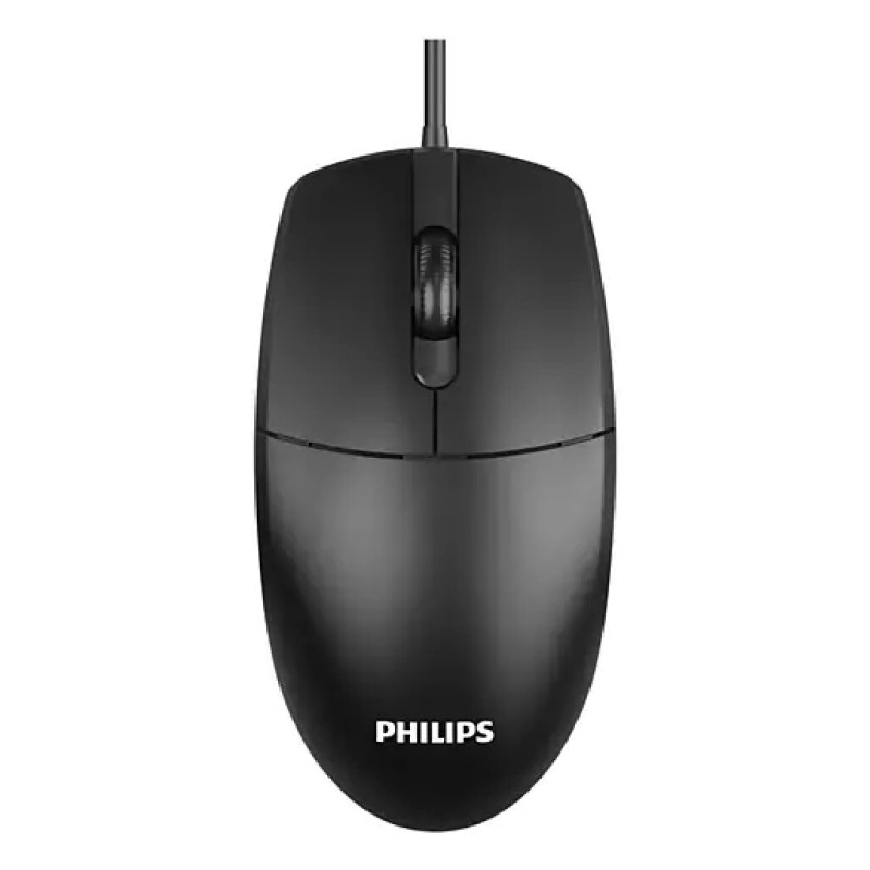 Philips SPK7247B/00 2000 series SPK7247B/00, Ambidextro, Óptico, USB tipo A, 1200 DPI, Negro