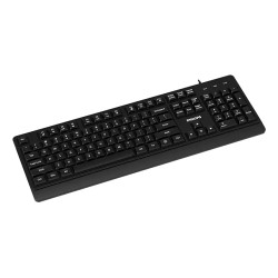 Philips SPK6247B/85 2000 series SPK6247B/85, Completo (100%), Alámbrico, USB, Interruptor de membrana, QWERTY, Negro 2