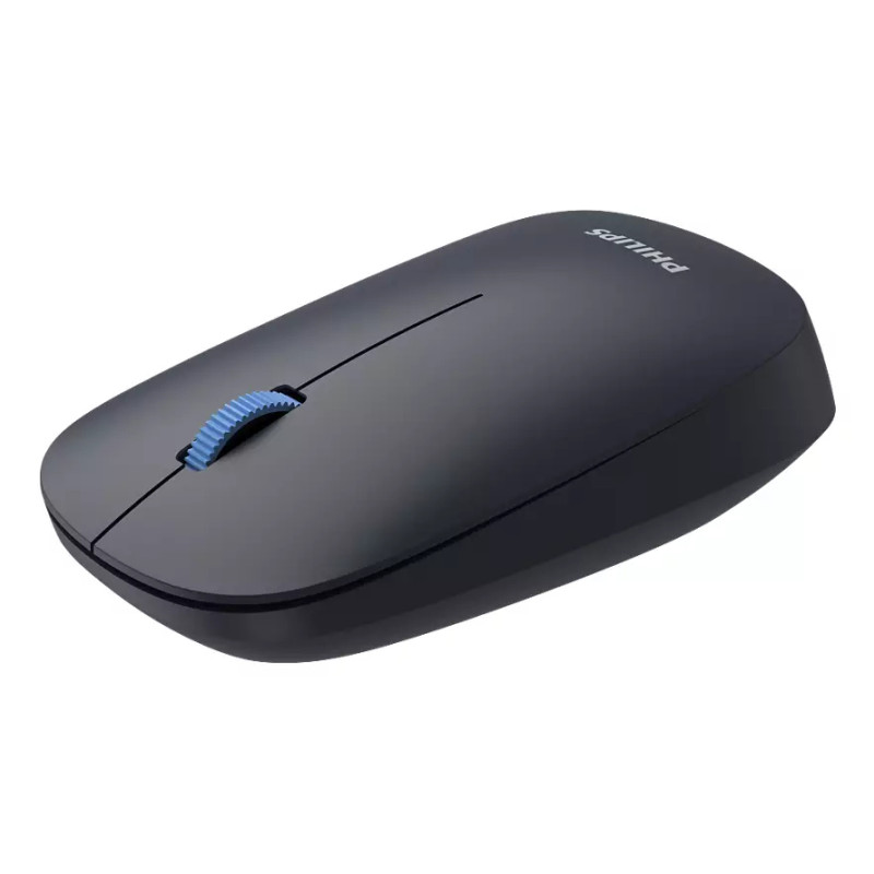 Philips SPK7438L/85 4000 series SPK7438L/85, Ambidextro, Óptico, RF Wireless + Bluetooth, 1600 DPI, Negro