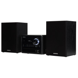 Aiwa MSBTU-300 MSBTU-300, Microcadena de música para uso doméstico, Negro, 1 discos, Frente, 20 W, De 2 vías