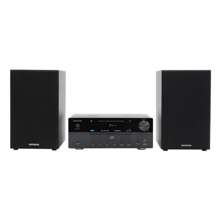 Aiwa MSBTU-550 MSBTU-550, Microcadena de música para uso doméstico, Negro, 1 cubierta(s), Bandeja, 50 W, RCA