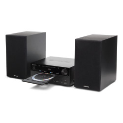 Aiwa MSBTU-550 MSBTU-550, Microcadena de música para uso doméstico, Negro, 1 cubierta(s), Bandeja, 50 W, RCA 2