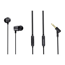 Aiwa ESTM-30BK ESTM-30BK, Alámbrico, Llamadas/Música/Deporte/Uso diario, 20 - 20000 Hz, 13 g, Auriculares, Negro 2