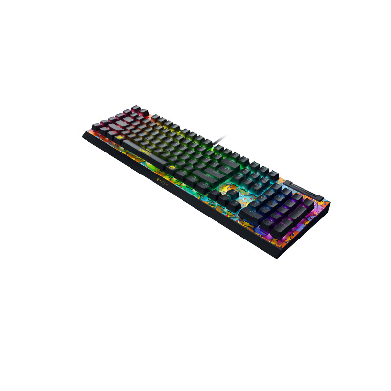 Razer RZ03-04704200-R3M1 BlackWidow V4 X, Alámbrico, USB, Interruptor mecánico, QWERTY, LED RGB, Negro