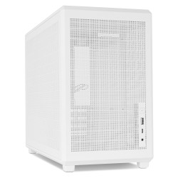 NOX NXHUMMERREFRESHWH Hummer Mini torre M-ATX portable mesh Blnc, Mini Tower, PC, Blanco, ITX, micro ATX, SPCC, Acero, Metal,
