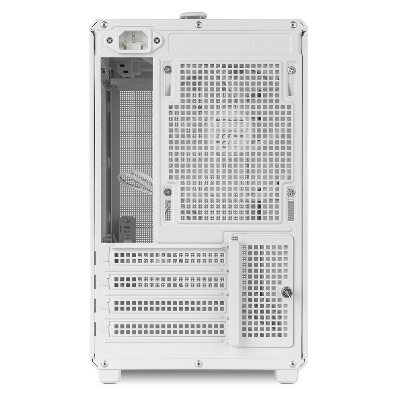 NOX NXHUMMERREFRESHWH Hummer Mini torre M-ATX portable mesh Blnc, Mini Tower, PC, Blanco, ITX, micro ATX, SPCC, Acero, Metal,