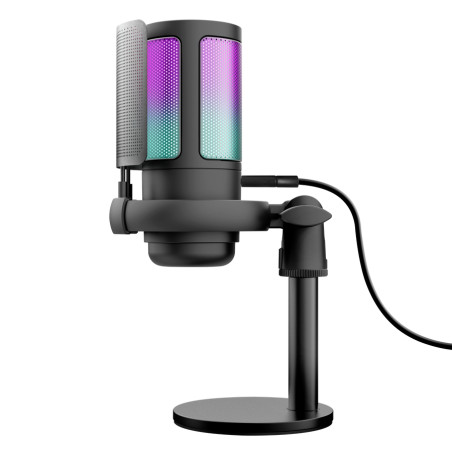 Trust 26081 GXT 238 Auron, Micrófono para crear podcasts, 40 dB, 20 - 20000 Hz, 16 bit, 48 kHz, Giratorio