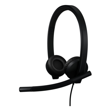 Logitech 981-001430 H570e, Alámbrico, Oficina/Centro de llamadas, 89 g, Auriculares, Negro