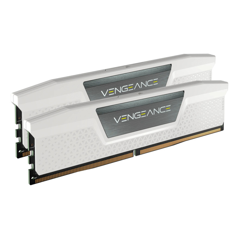 Corsair CMK32GX5M2E6000Z36W Vengeance CMK32GX5M2E6000Z36W, 32 GB, 2 x 16 GB, DDR5, 6000 MHz, 288-pin DIMM, Blanco