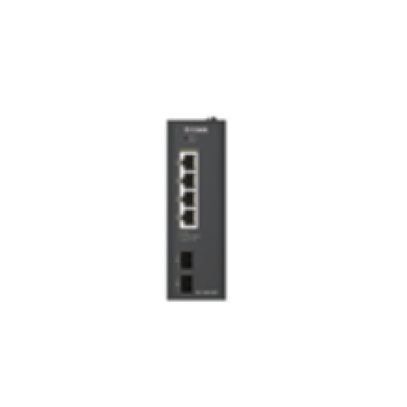 D-Link DIS-100G-06P DIS-100G-06P, No administrado, L2, Gigabit Ethernet (10/100/1000), Energía sobre Ethernet (PoE), DIN rail