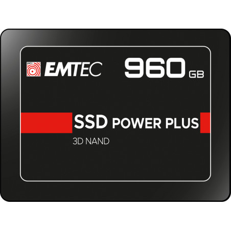 Emtec ECSSD960GX150 X150 Power Plus, 960 GB, 2.5", 520 MB/s, 6 Gbit/s
