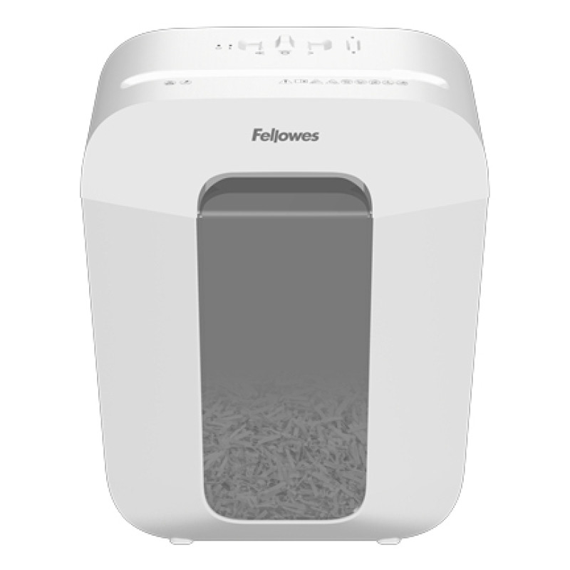 Fellowes 100110064 LX Series Powershred LX50, Corte cruzado, 4 x 37 mm, 17 L, 2000 mm/min, 9 hojas, Blanco
