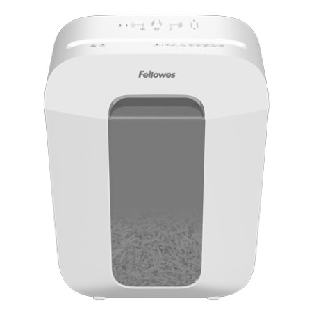 Fellowes 100110064 LX Series Powershred LX50, Corte cruzado, 4 x 37 mm, 17 L, 2000 mm/min, 9 hojas, Blanco