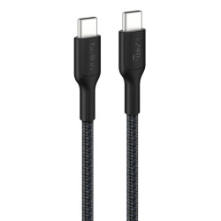 Belkin CAB025HQ2MBK BoostCharge Pro, 2 m, USB C, USB C, Negro