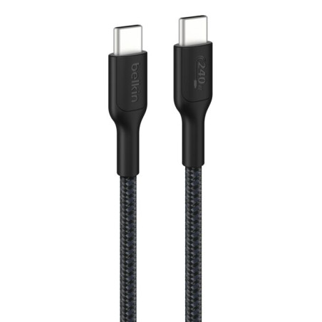 Belkin CAB025HQ2MBK BoostCharge Pro, 2 m, USB C, USB C, Negro
