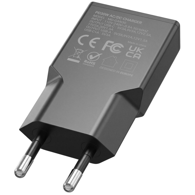 Mars Gaming MDGAN30 MDGAN30, 240 V, Negro