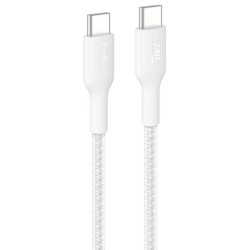 Belkin CAB025HQ2MWH BoostCharge Pro, 2 m, USB C, USB C, Blanco