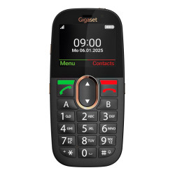 Gigaset S30853-H1234-R101 GL695, Barra, SIM única, 5,87 cm (2.31"), 2 MP, 1400 mAh, Negro