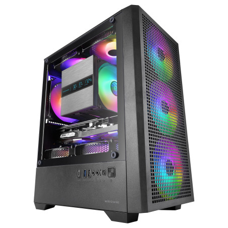 Mars Gaming MCVECTOR MCVECTOR, Mini Tower, Negro, micro ATX, Mini-ITX, 203 mm, 335 mm, 397 mm