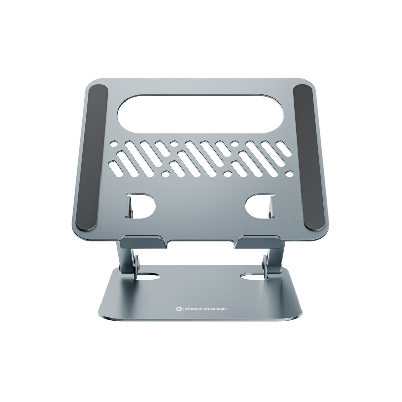 Conceptronic THANA10G THANA10G, Soporte para ordenador portátil, Gris, Aluminio, 43,2 cm (17"), 3 kg, 240 mm