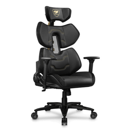 COUGAR 3MTREGLB.0001 Terminator Elite Gold, Silla para videojuegos de PC, 135 kg, Asiento acolchado, Respaldo tapizado, 160 cm,