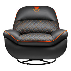 COUGAR 3MOVLORB.0001 CGR-OVL-ORB, Sofá de gaming, 150 kg, Asiento acolchado, Respaldo acolchado, Universal, Negro