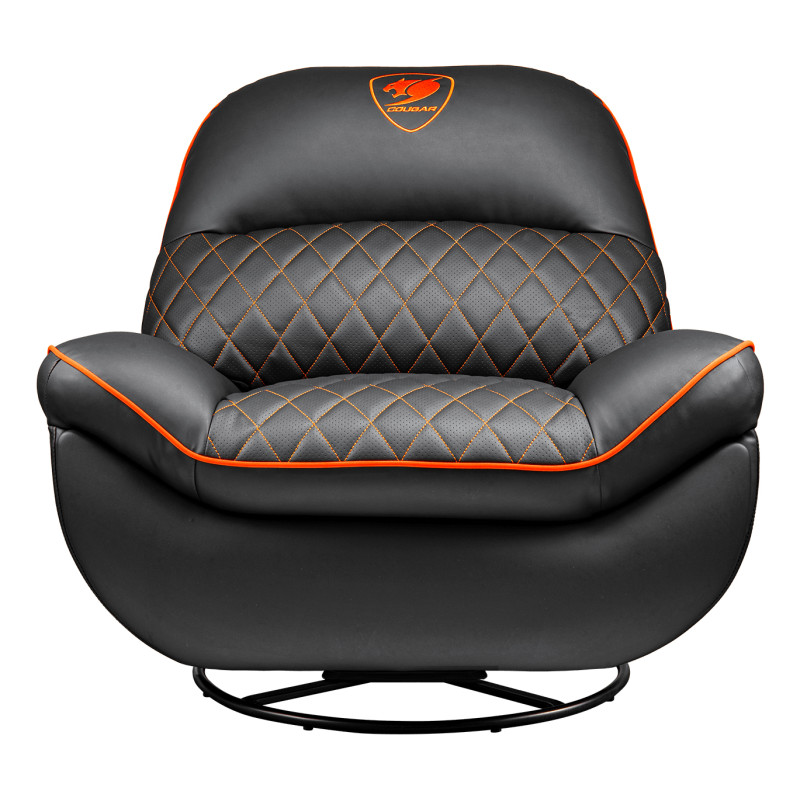 COUGAR 3MOVLORB.0001 CGR-OVL-ORB, Sofá de gaming, 150 kg, Asiento acolchado, Respaldo acolchado, Universal, Negro