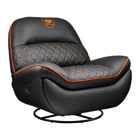 COUGAR 3MOVLORB.0001 CGR-OVL-ORB, Sofá de gaming, 150 kg, Asiento acolchado, Respaldo acolchado, Universal, Negro