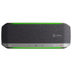 HP Poly 772C4AA Altavoz manos libres Poly Sync 40 USB-A USB-C, Universal, Plata, 1,05 m, Botones, Tocar, IP64, Windows 10,