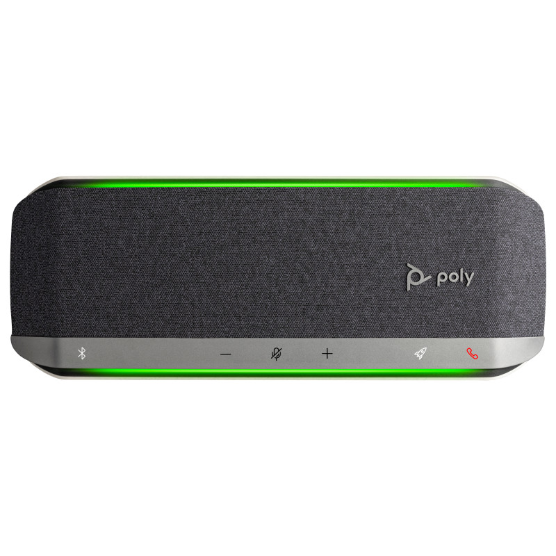 HP Poly 772C4AA Altavoz manos libres Poly Sync 40 USB-A USB-C, Universal, Plata, 1,05 m, Botones, Tocar, IP64, Windows 10,