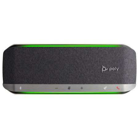 HP Poly 772C4AA Altavoz manos libres Poly Sync 40 USB-A USB-C, Universal, Plata, 1,05 m, Botones, Tocar, IP64, Windows 10,