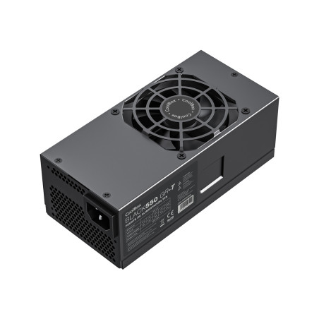 CoolBox COO-FA550TGR FUENTE DE ALIMENTACION TFX BLACK550 GR-T 550W NEGRA, 550 W, 20+4 pin ATX, PC, TFX, Negro