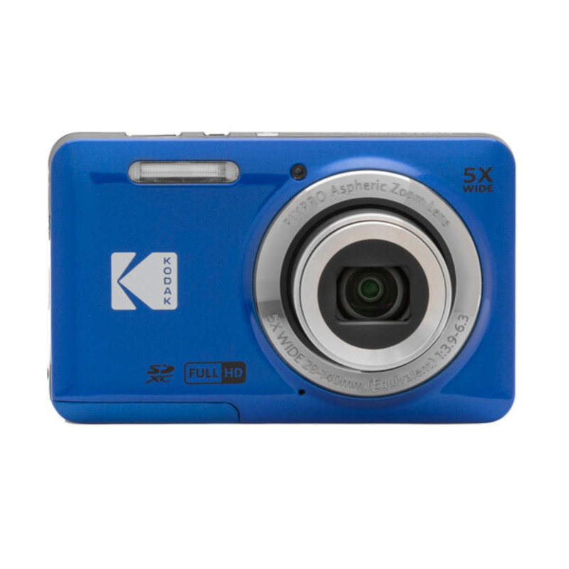 Kodak FZ55BL PIXPRO FZ55, 16 MP, 4608 x 3456 Pixeles, CMOS, 5x, Full HD, Azul