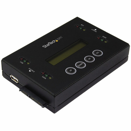 StarTech.com SU2DUPERA11 Clonador y Borrador Independiente 1:1 para Memorias USB y Unidades de Disco Duro y SSD SATA - con