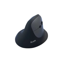 Equip 245120 245120, mano derecha, Diseño vertical, Óptico, RF Wireless + Bluetooth, 1600 DPI, Negro