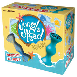 Asmodee JSBEAC01ES Jungle Speed Beach, Juego De Cartas, Viaje/aventura, 7 año(s), 15 min