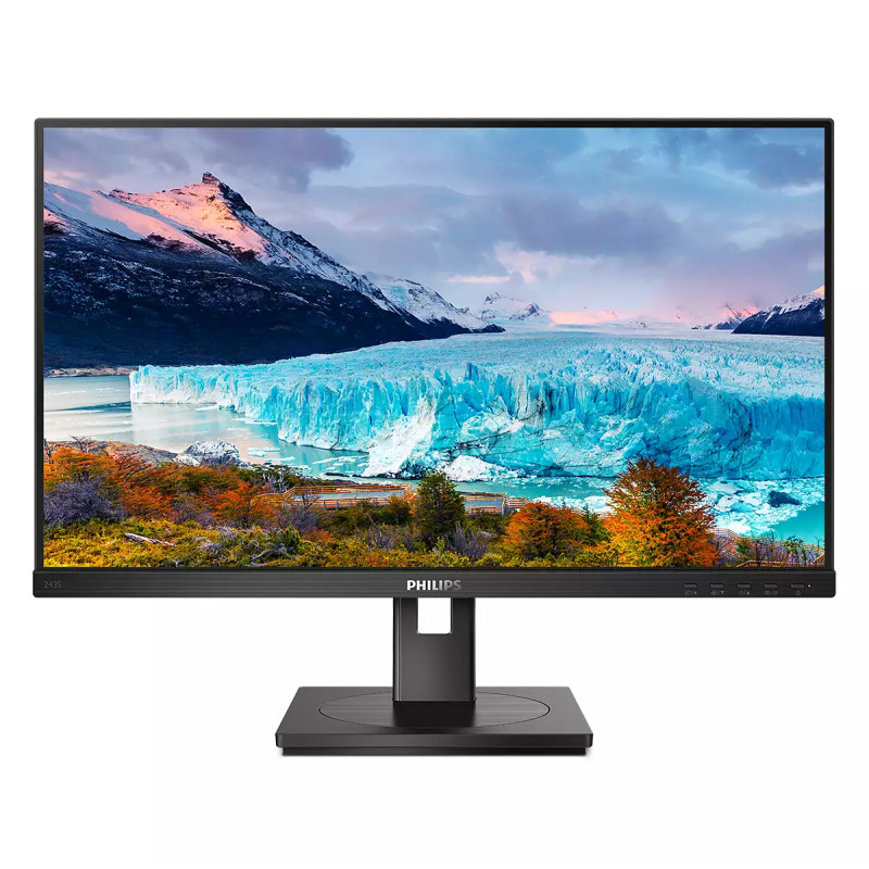 Philips 243S1/00 S Line 243S1/00, 60,5 cm (23.8"), 1920 x 1080 Pixeles, Full HD, LCD, 4 ms, Negro