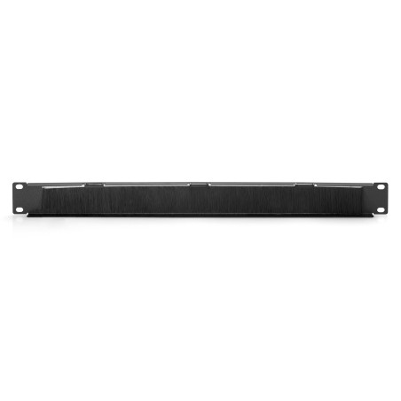 Digitus DN-97661 Regleta de cepillos para cables para armarios de 483 mm (19"), Panel ciego, Negro, 1 pieza(s), 24 g