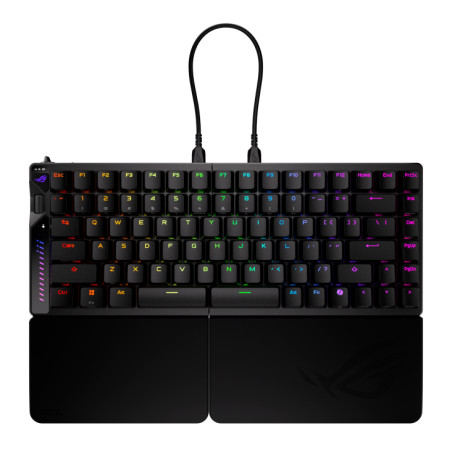 ASUS 90MP043H-BKUA20 ROG Falcata, 75%, Inalámbrico y alámbrico, USB + RF Wireless + Bluetooth, Magnetic-mechanical key