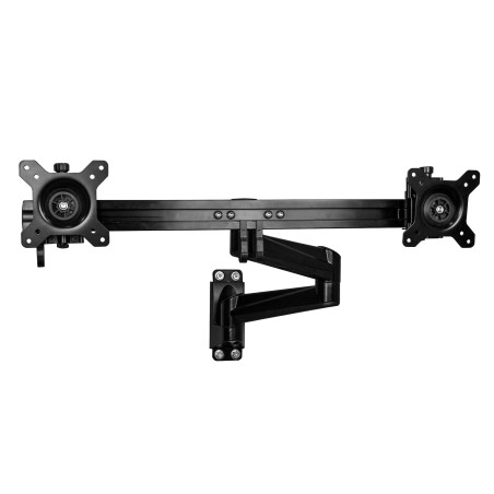 StarTech.com ARMDUALWALL Brazo para Dos Monitores de Instalación en Pared - Soporte Ergonómico Articulado VESA x2 Monitores