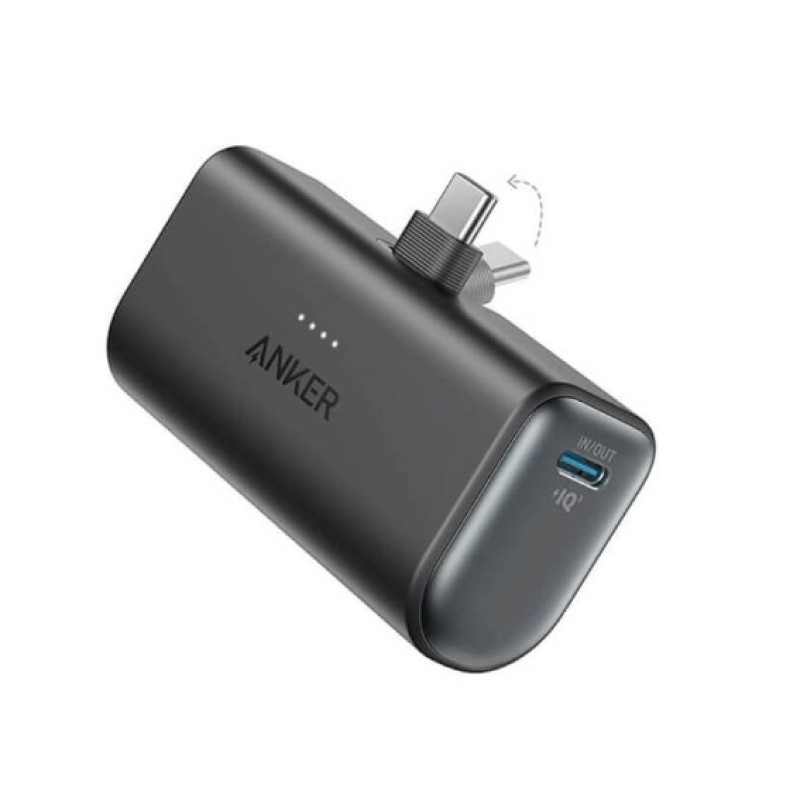 Anker A1653H11 Nano, 5000 mAh, 22,5 W, Negro