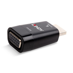 Lindy 38194 38194, HDMI Type A (Standard), VGA, 0 m, Negro