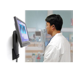 Ergotron 60-577-195 Neo-Flex Wall Mount Lift, 7,2 kg, 61 cm (24"), 75 x 75 mm, 100 x 100 mm, Negro 2