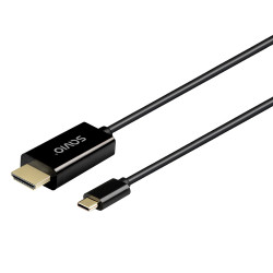 Savio CL-191 CL-191, 2 m, USB C, Negro 2