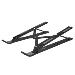Savio PB-05 PB-05, Soporte para ordenador portátil, Negro, Aluminio, Caucho, 45,7 cm (18"), 45,7 cm (18"), Device 2