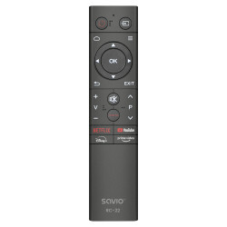 Savio RC-22 RC-22, TV, IR inalámbrico, Negro