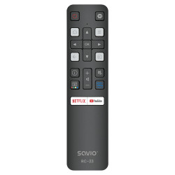 Savio RC-23 RC-23, Universal, IR inalámbrico, Botones, Negro 2